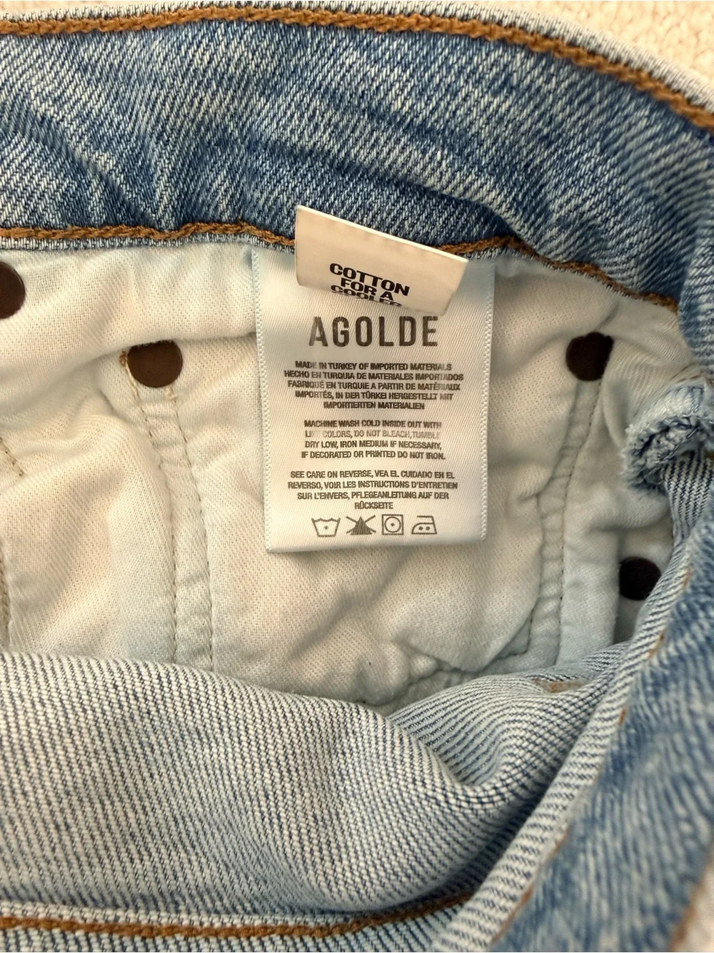 Agolde Valen Mid-Rise Vintage Straight Jeans in Harmonic 29